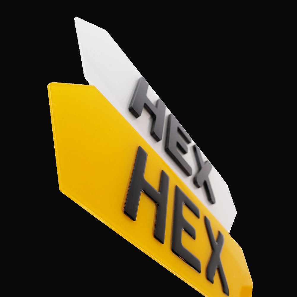 Hex and Diamond Number Plates
